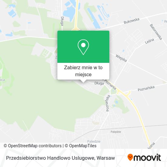 Mapa Przedsiebiorstwo Handlowo Uslugowe