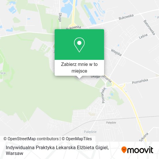 Mapa Indywidualna Praktyka Lekarska Elżbieta Gigiel