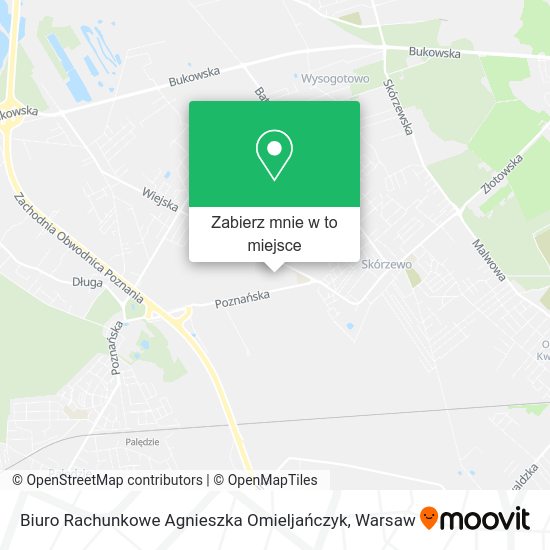 Mapa Biuro Rachunkowe Agnieszka Omieljańczyk