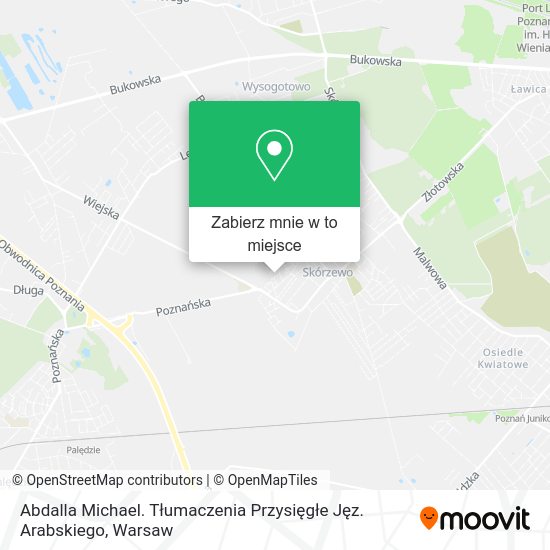 Mapa Abdalla Michael. Tłumaczenia Przysięgłe Jęz. Arabskiego