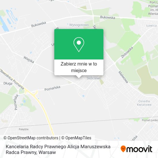 Mapa Kancelaria Radcy Prawnego Alicja Maruszewska Radca Prawny