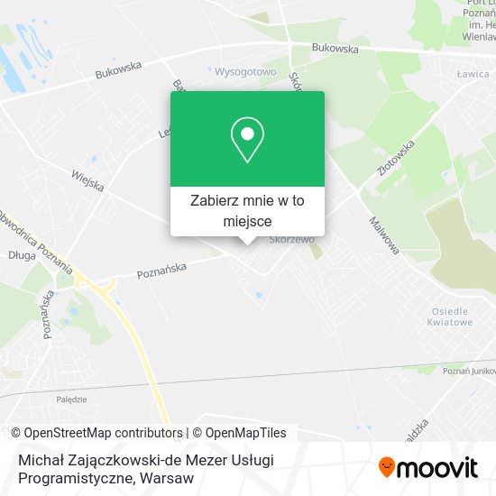 Mapa Michał Zajączkowski-de Mezer Usługi Programistyczne