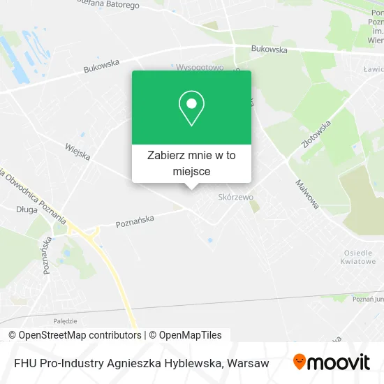 Mapa FHU Pro-Industry Agnieszka Hyblewska