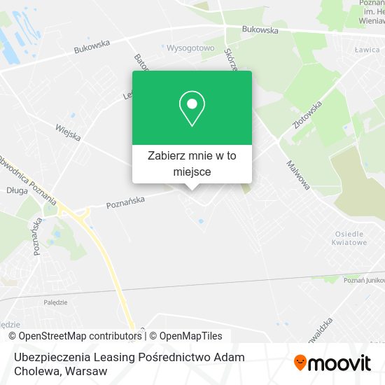 Mapa Ubezpieczenia Leasing Pośrednictwo Adam Cholewa