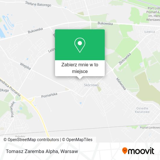 Mapa Tomasz Zaremba Alpha