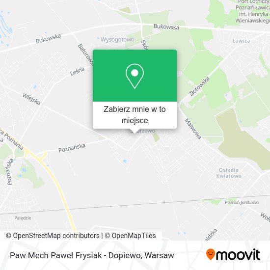 Mapa Paw Mech Paweł Frysiak - Dopiewo