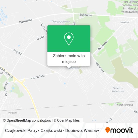 Mapa Czajkowski Patryk Czajkowski - Dopiewo