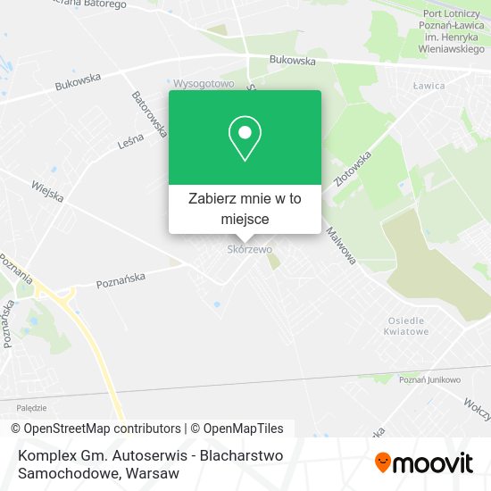 Mapa Komplex Gm. Autoserwis - Blacharstwo Samochodowe