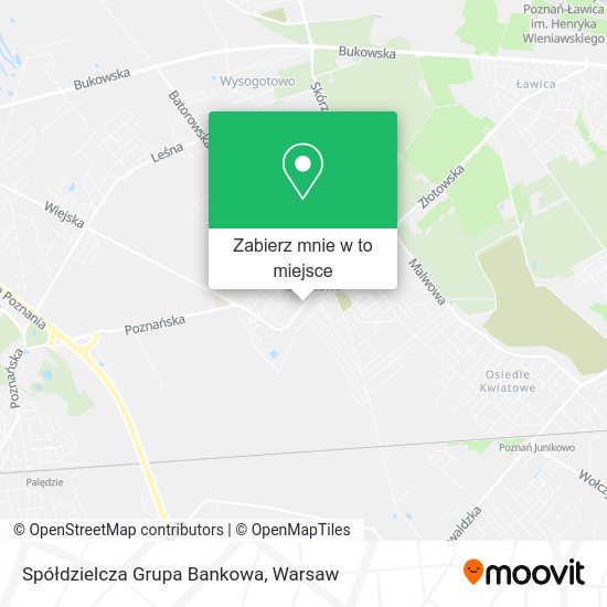 Mapa Spółdzielcza Grupa Bankowa