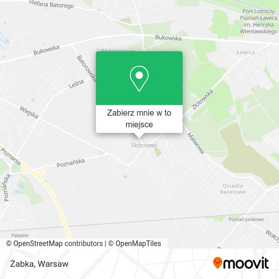 Mapa Żabka