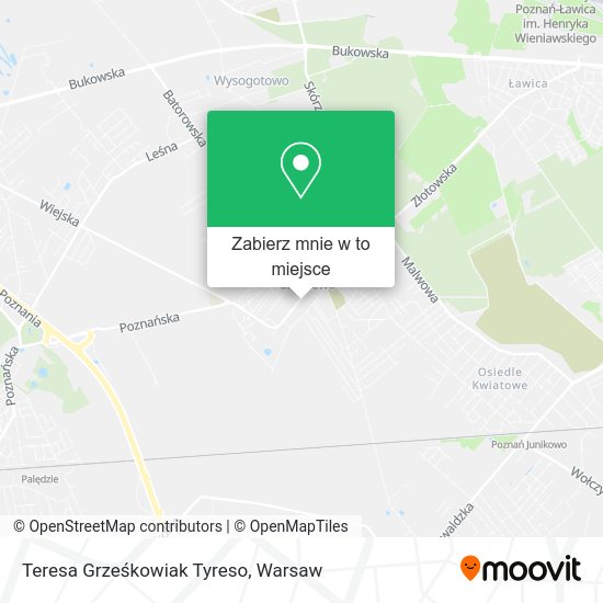 Mapa Teresa Grześkowiak Tyreso