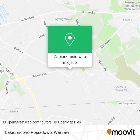 Mapa Lakiernictwo Pojazdowe