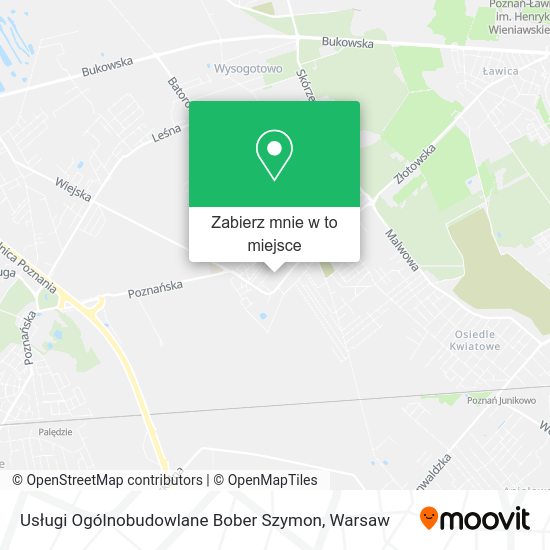 Mapa Usługi Ogólnobudowlane Bober Szymon