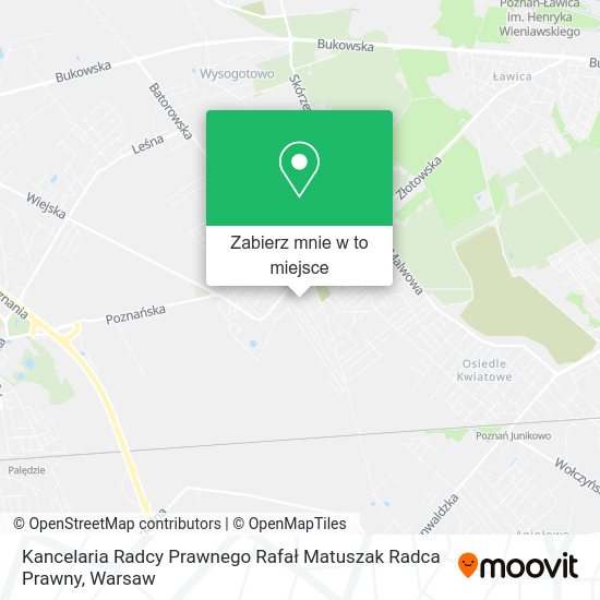 Mapa Kancelaria Radcy Prawnego Rafał Matuszak Radca Prawny