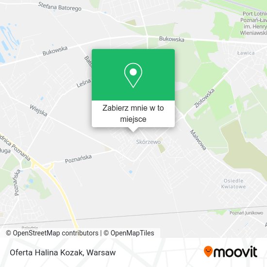 Mapa Oferta Halina Kozak