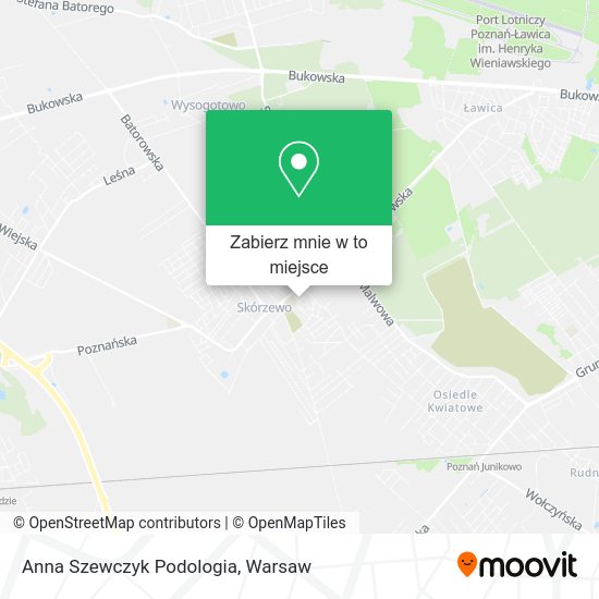 Mapa Anna Szewczyk Podologia