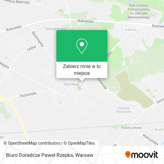 Mapa Biuro Doradcze Paweł Rzepka