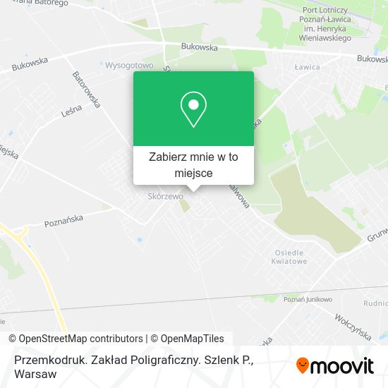 Mapa Przemkodruk. Zakład Poligraficzny. Szlenk P.