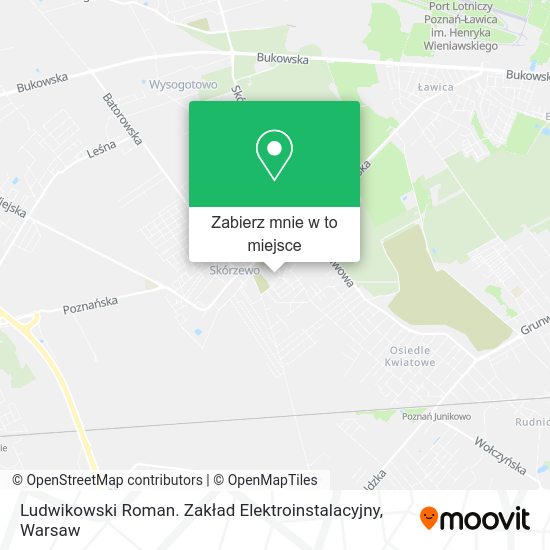 Mapa Ludwikowski Roman. Zakład Elektroinstalacyjny