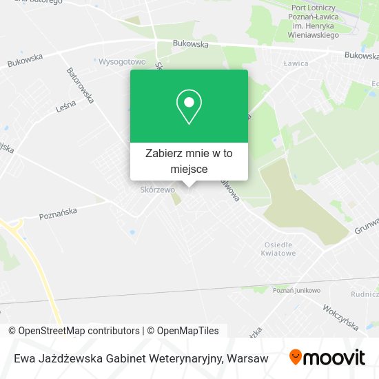 Mapa Ewa Jażdżewska Gabinet Weterynaryjny