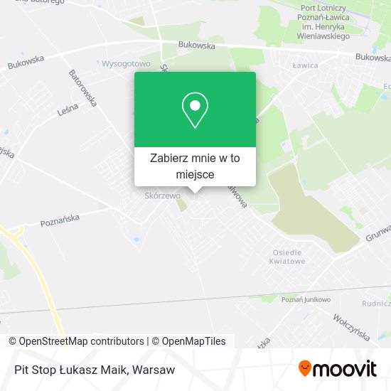 Mapa Pit Stop Łukasz Maik