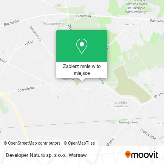 Mapa Developer Natura sp. z o.o.