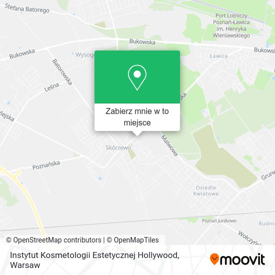 Mapa Instytut Kosmetologii Estetycznej Hollywood