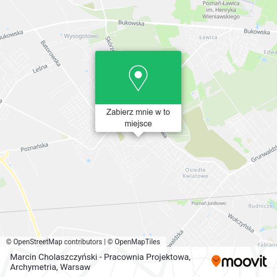 Mapa Marcin Cholaszczyński - Pracownia Projektowa, Archymetria