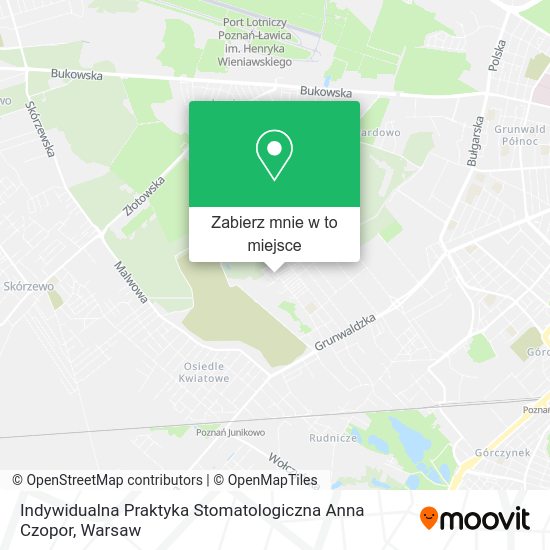 Mapa Indywidualna Praktyka Stomatologiczna Anna Czopor