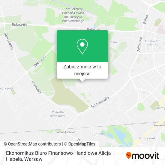 Mapa Ekonomikus Biuro Finansowo-Handlowe Alicja Habela