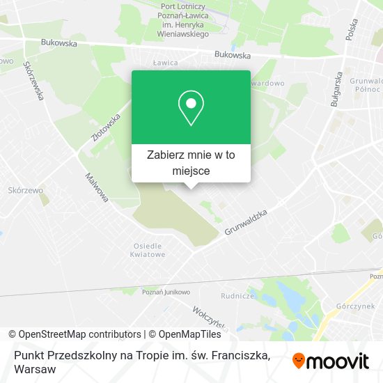 Mapa Punkt Przedszkolny na Tropie im. św. Franciszka