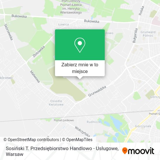 Mapa Sosiński T. Przedsiębiorstwo Handlowo - Usługowe