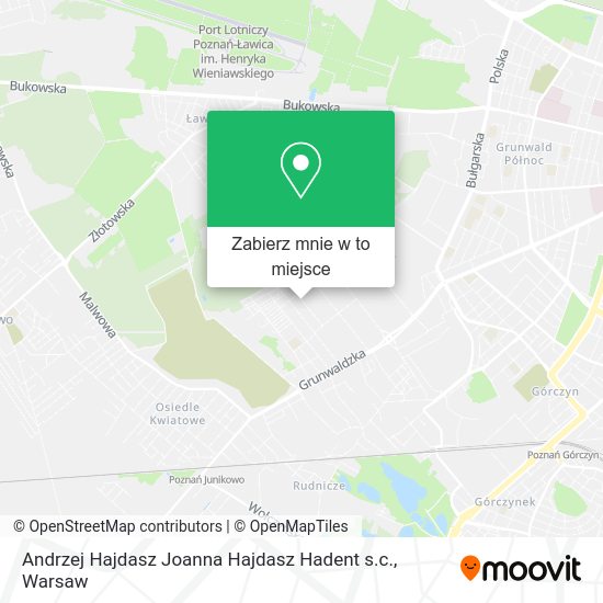 Mapa Andrzej Hajdasz Joanna Hajdasz Hadent s.c.