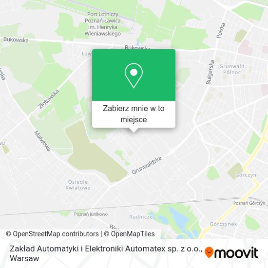 Mapa Zakład Automatyki i Elektroniki Automatex sp. z o.o.