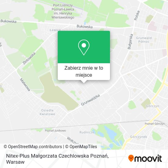 Mapa Nitex-Plus Małgorzata Czechlowska Poznań