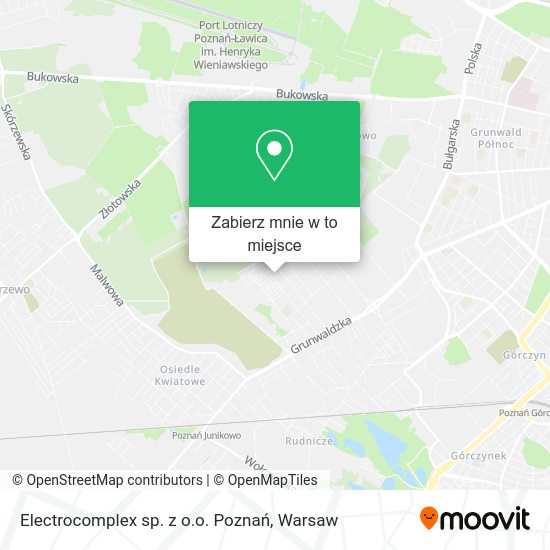 Mapa Electrocomplex sp. z o.o. Poznań