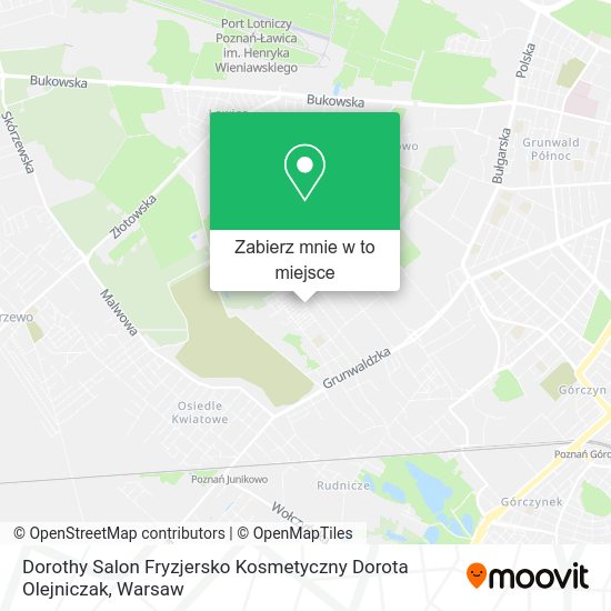 Mapa Dorothy Salon Fryzjersko Kosmetyczny Dorota Olejniczak