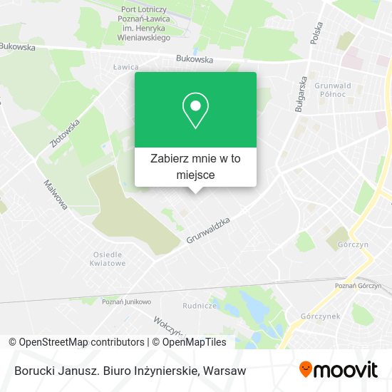 Mapa Borucki Janusz. Biuro Inżynierskie