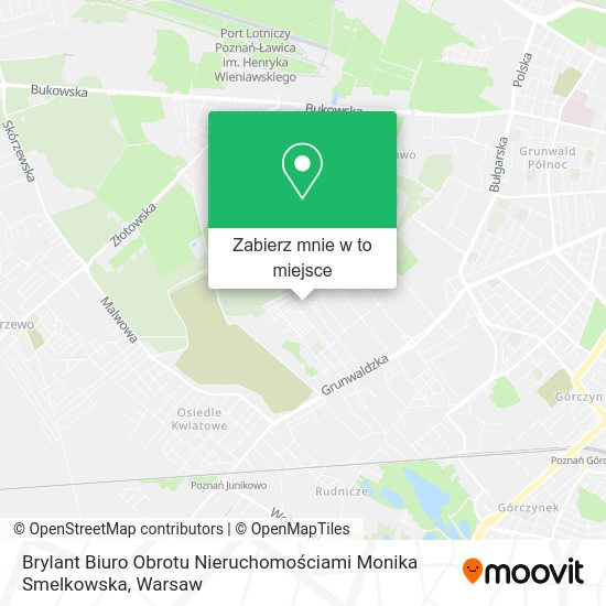 Mapa Brylant Biuro Obrotu Nieruchomościami Monika Smelkowska