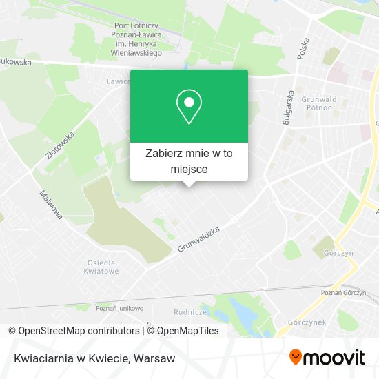 Mapa Kwiaciarnia w Kwiecie