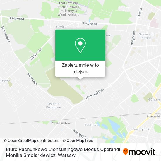 Mapa Biuro Rachunkowo Cionsultingowe Modus Operandi Monika Smolarkiewicz