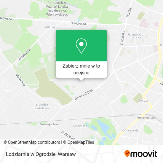 Mapa Lodziarnia w Ogrodzie