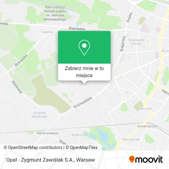 Mapa Opał - Zygmunt Zawiślak S.A.