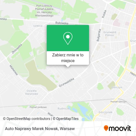 Mapa Auto Naprawy Marek Nowak