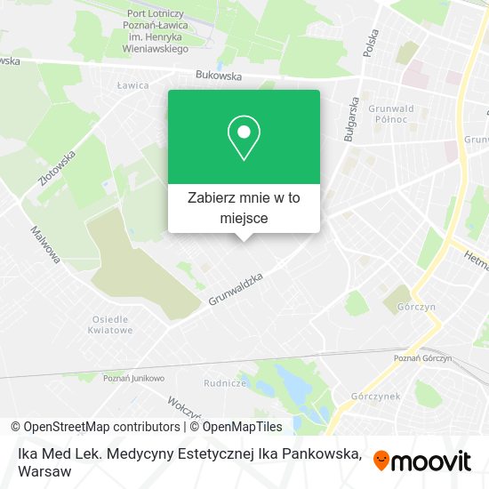 Mapa Ika Med Lek. Medycyny Estetycznej Ika Pankowska