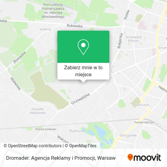 Mapa Dromader. Agencja Reklamy i Promocji