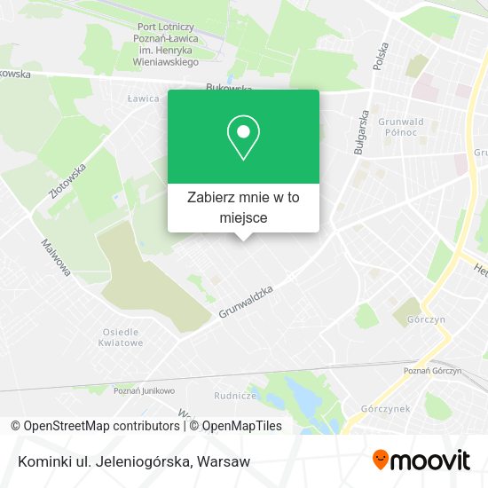 Mapa Kominki ul. Jeleniogórska