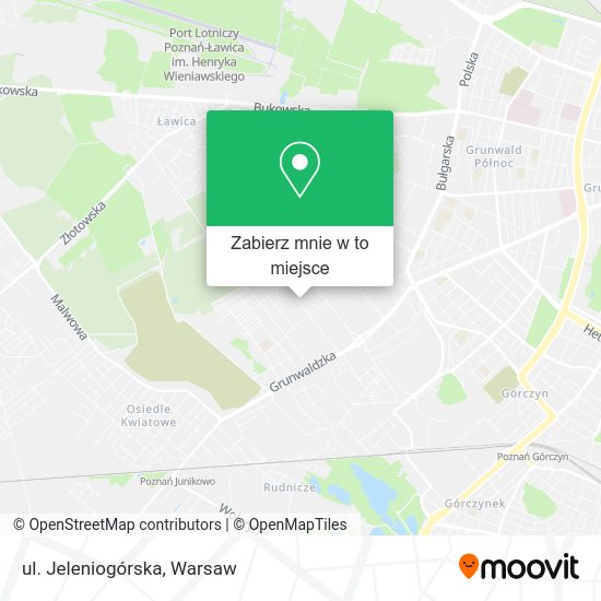 Mapa ul. Jeleniogórska