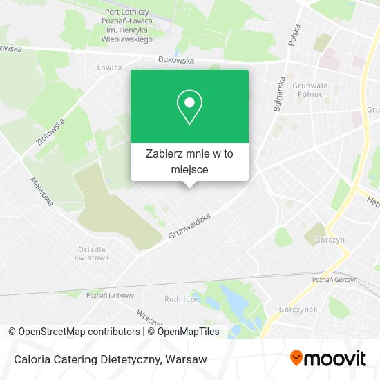 Mapa Caloria Catering Dietetyczny