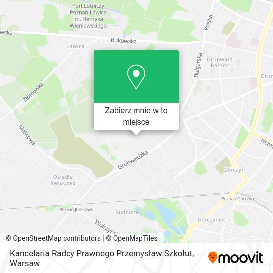 Mapa Kancelaria Radcy Prawnego Przemysław Szkołut